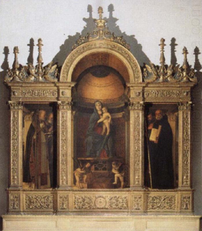 Gentile Bellini Pala di Peasaro china oil painting image